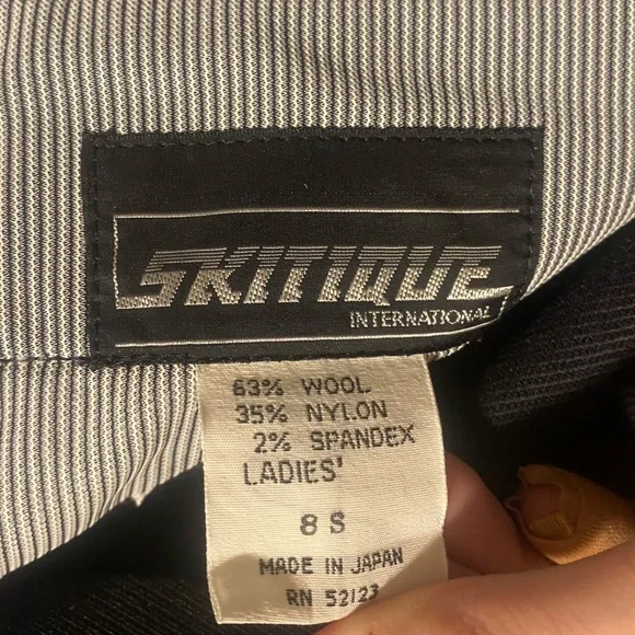 SKITIQUE International Women's Black Ski Pants - Picture 3 of 5